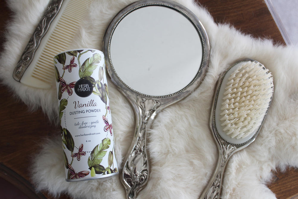 Herb & Root vanilla gift set displayed for full-size options.