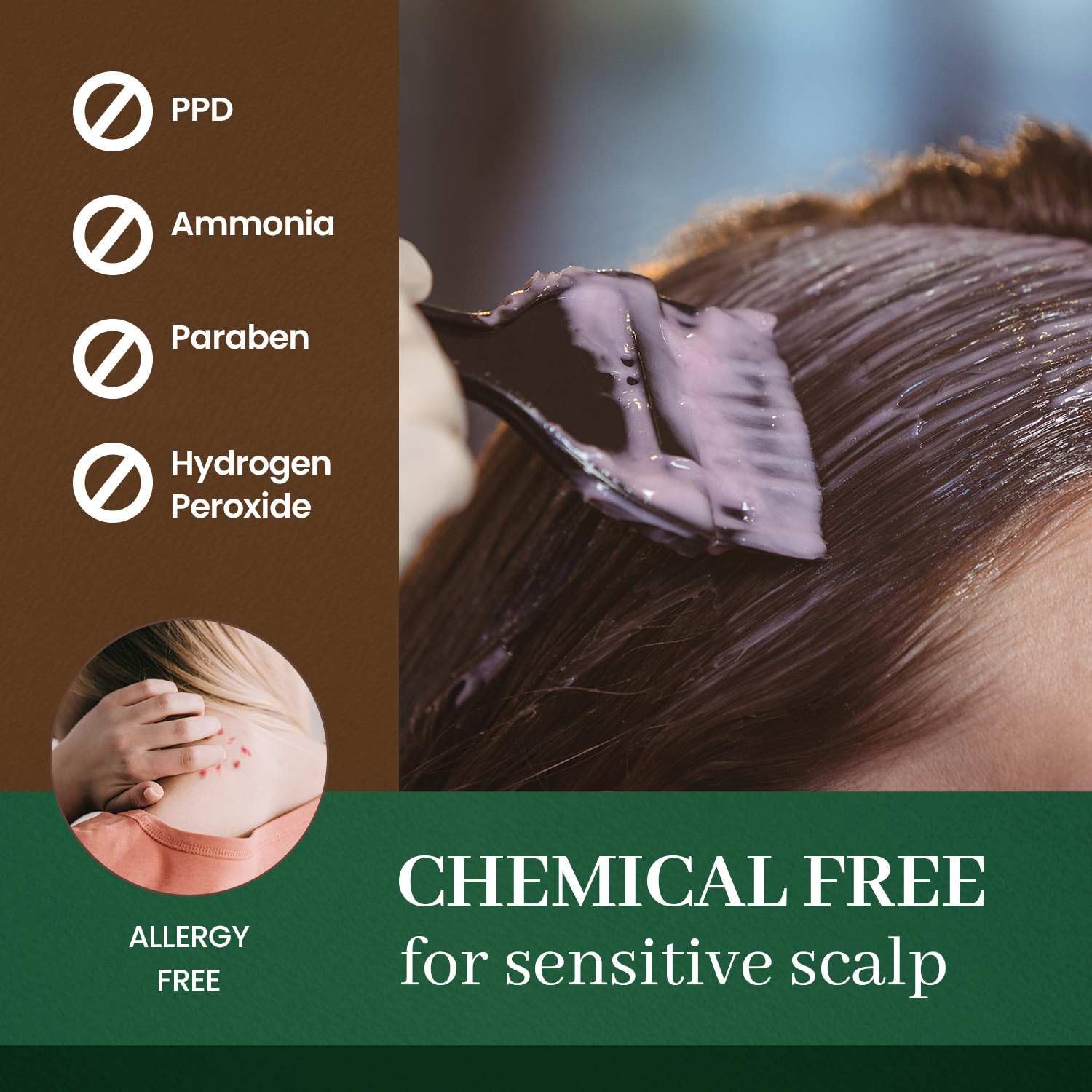 Herb Speedy Color Cream Soft Black ingredients list emphasizes herbal blend for scalp comfort