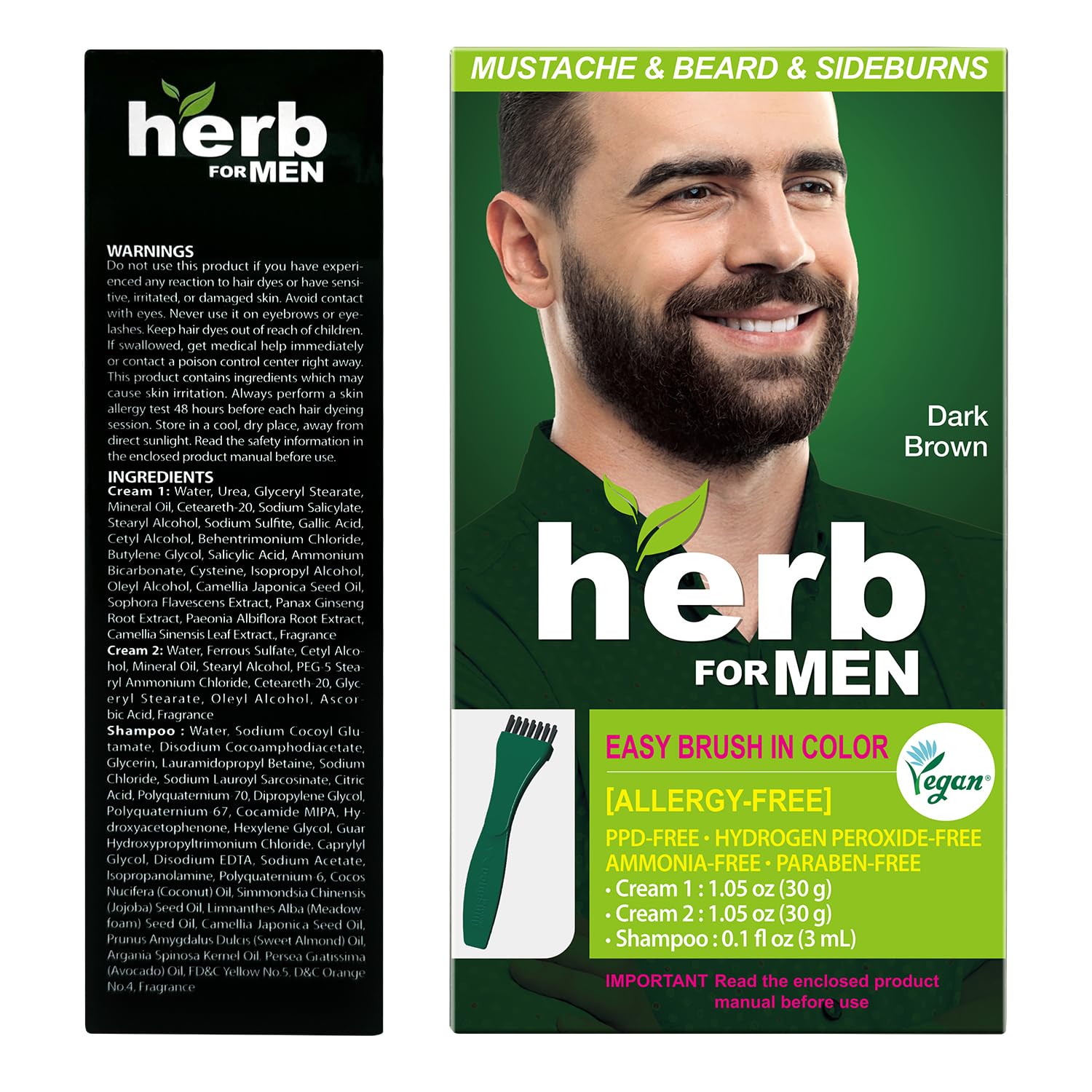 Herb Speedy gentle formula suitable for sensitive skin.
