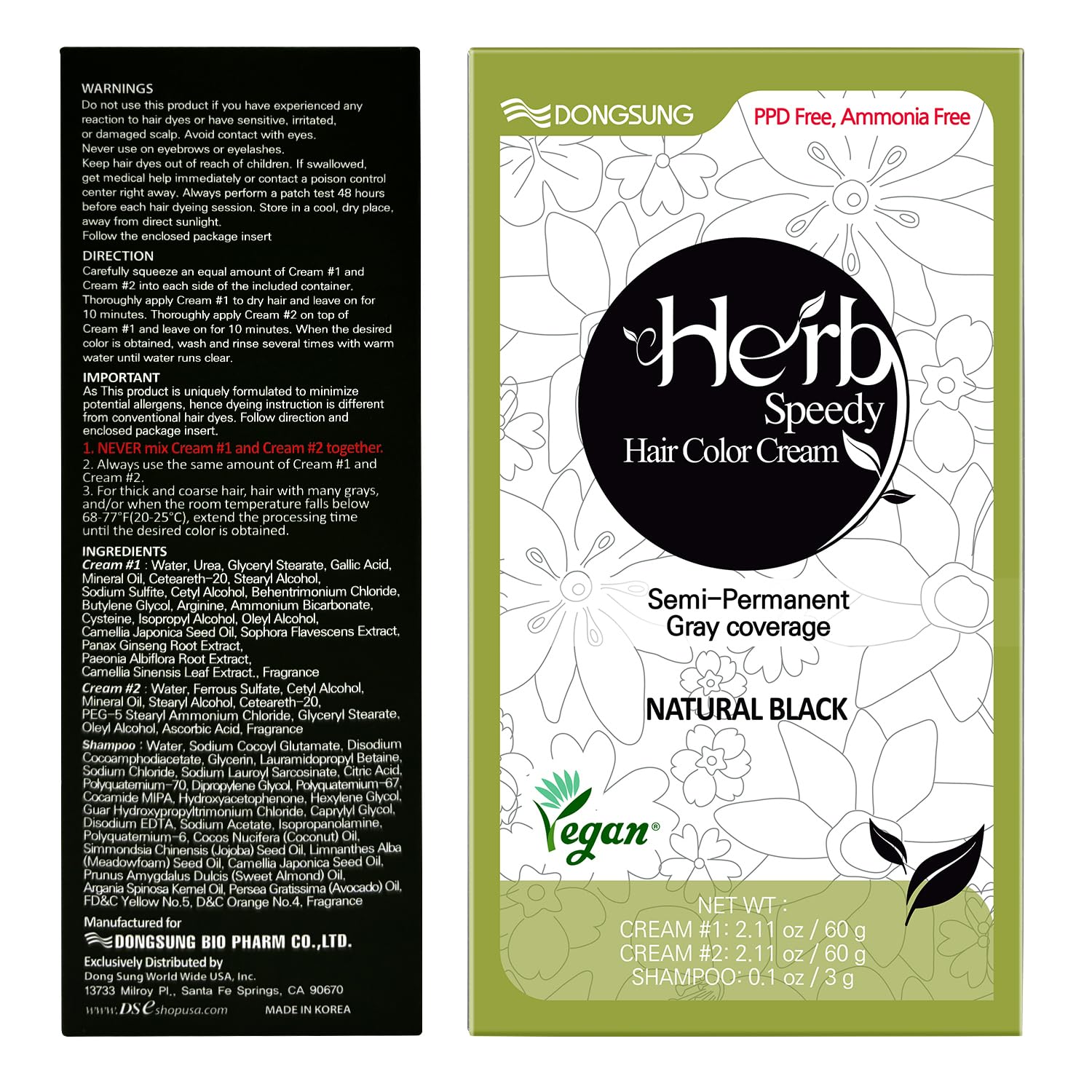 Herb Speedy UV-filter color protection helps prevent fading.