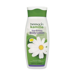 Herbacin Kamille lotion bottle with chamomile and argan oil for moisturized skin