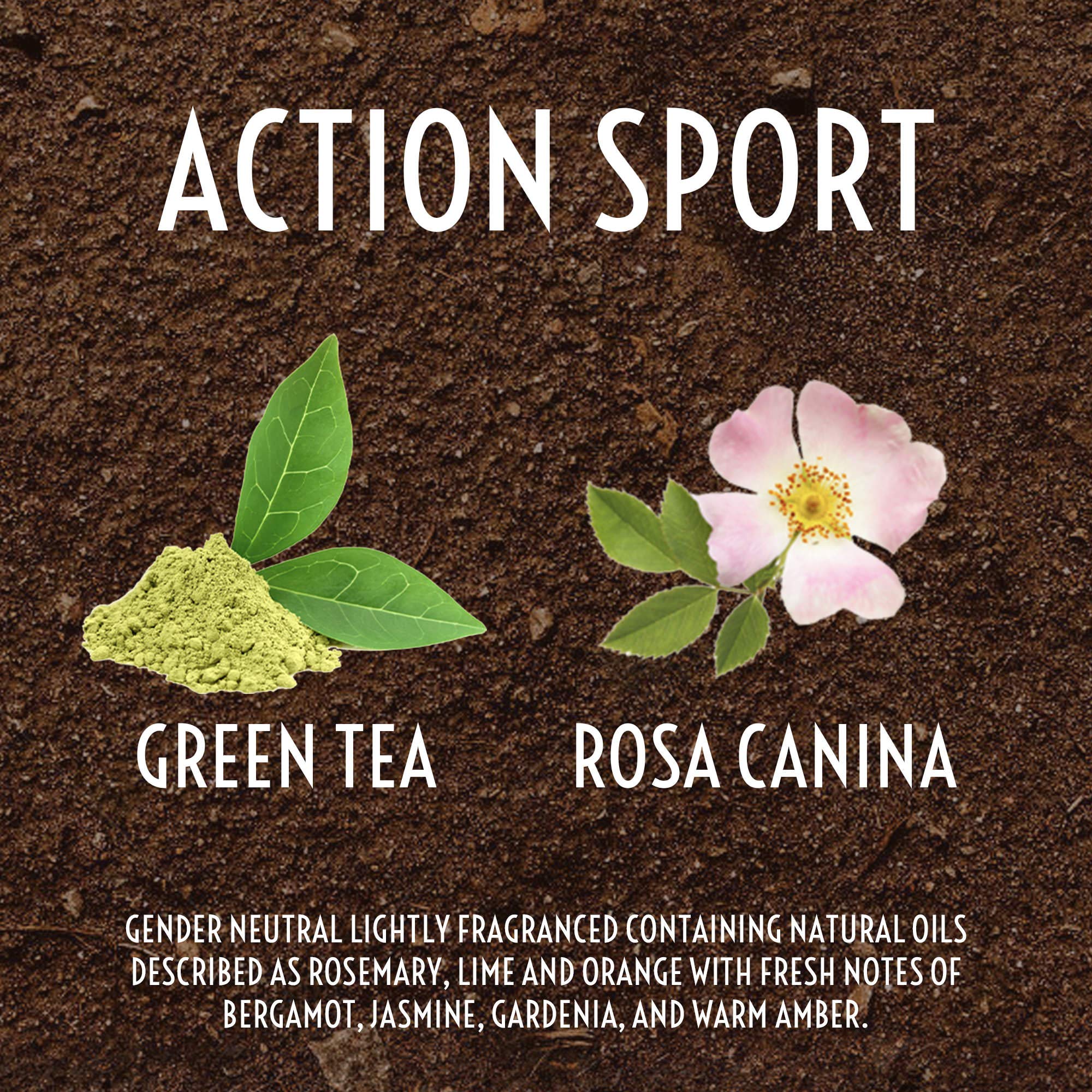 Herbal Clear Naturally deodorant application demonstrates smooth, long-lasting protection
