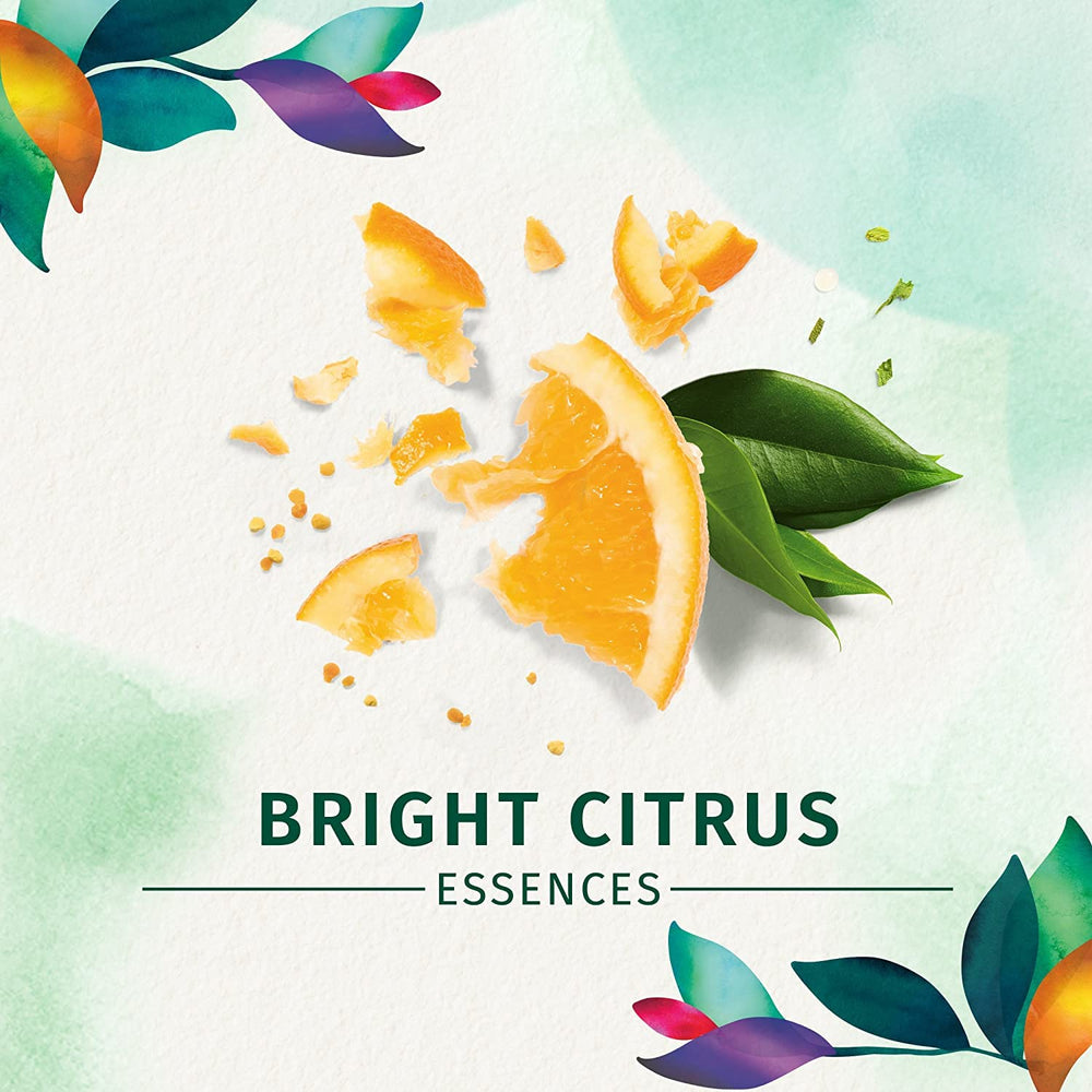 Herbal Essences Body Envy citrus scent close-up for refreshing morning routine