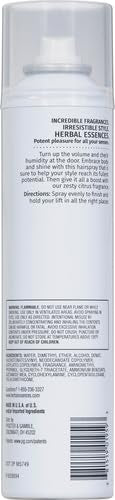 Herbal Essences Citrus scent image communicates refreshing notes that enhance styling confidence.