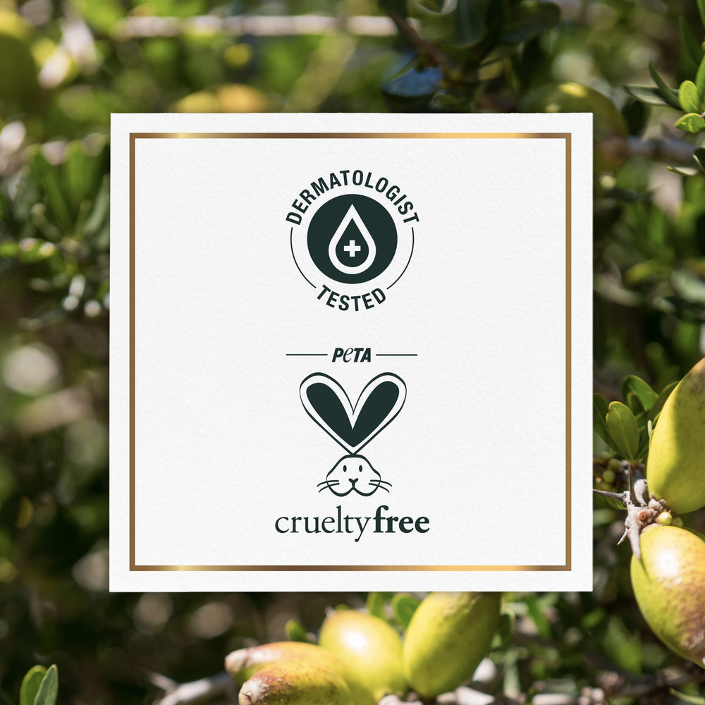 Herbal Essences detangling cream label notes cruelty-free and Kew botanicals