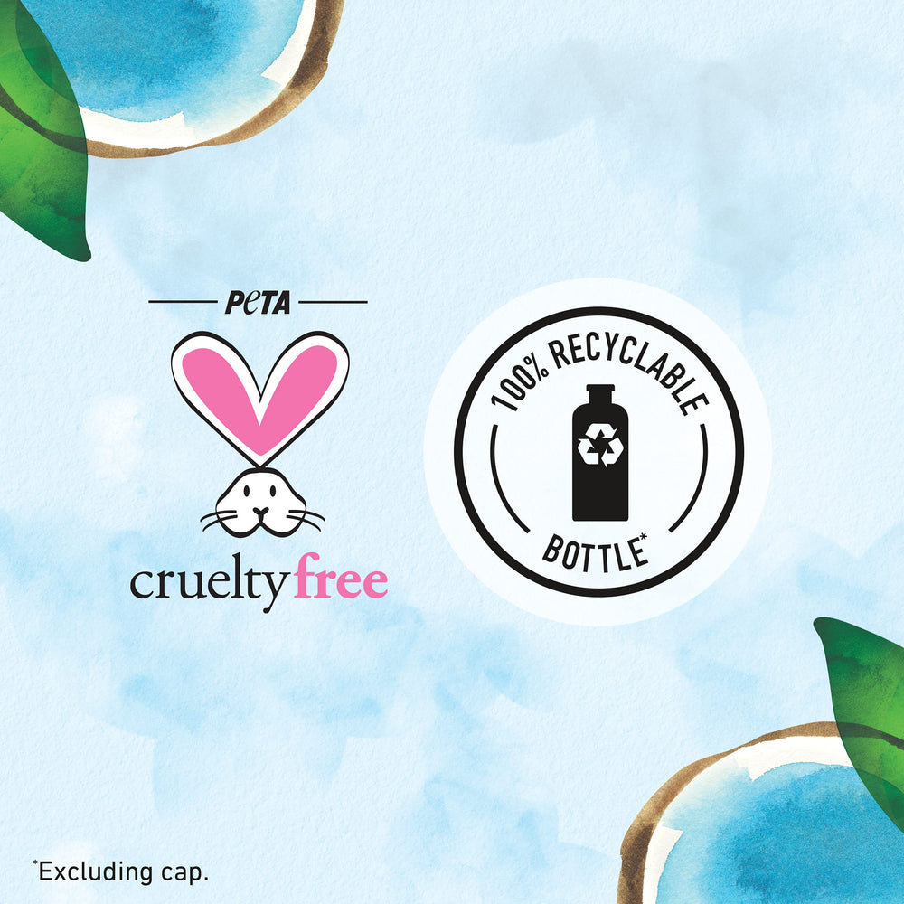Herbal Essences paraben-free label on Hello Hydration bottle
