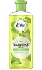 Herbal Essences Tea-Lightfully Clean shampoo bottle, offering a light, daily cleanse with refreshing scent.