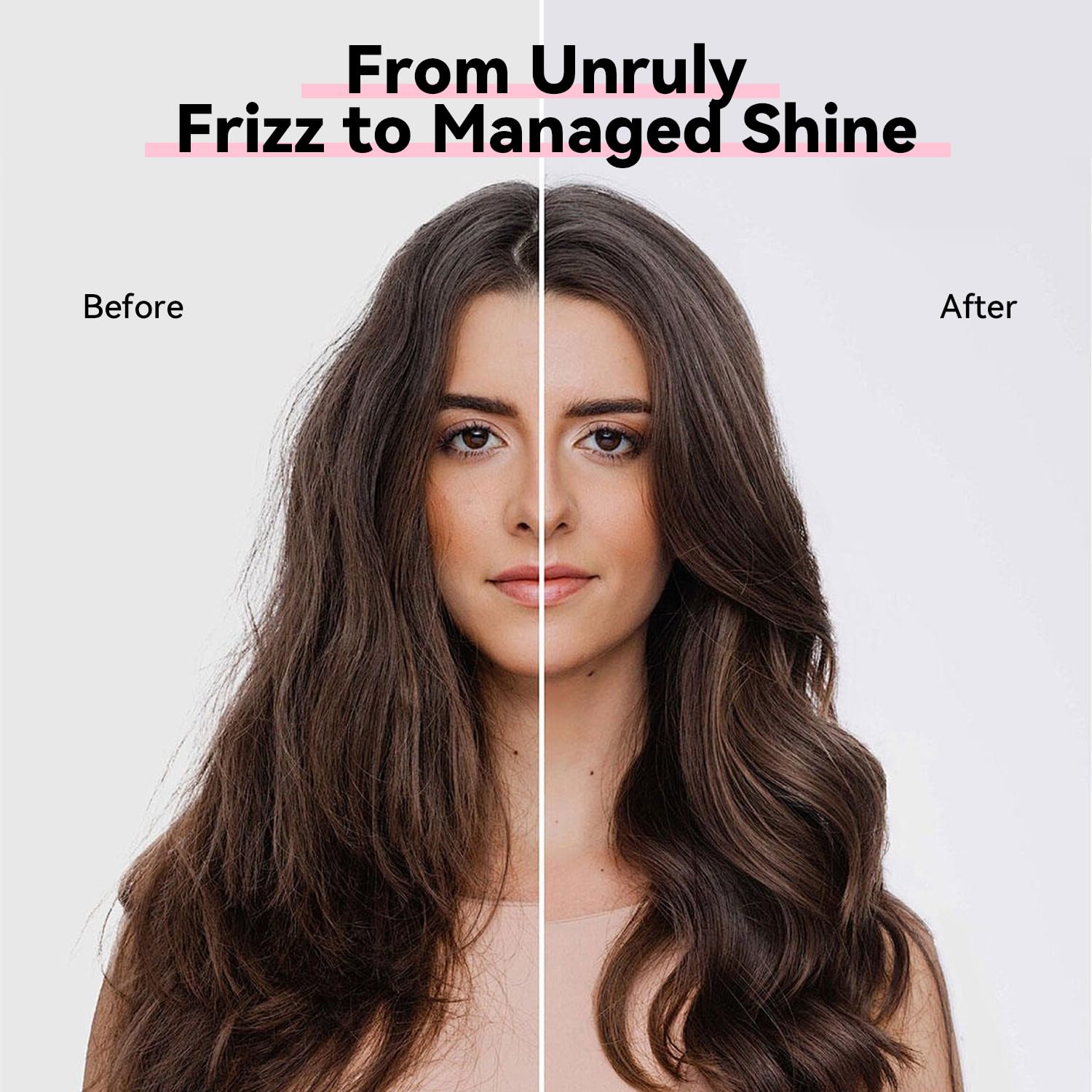 Herbalosophy keratin conditioner bottle provides deep hydration for dry hair.