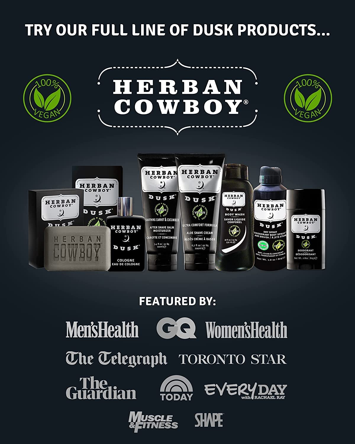 Herban Cowboy Dusk rosemary highlight adds a refreshing herbal breath