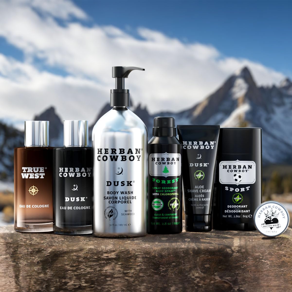 Herban Cowboy True West in hand ideal for daily routines.