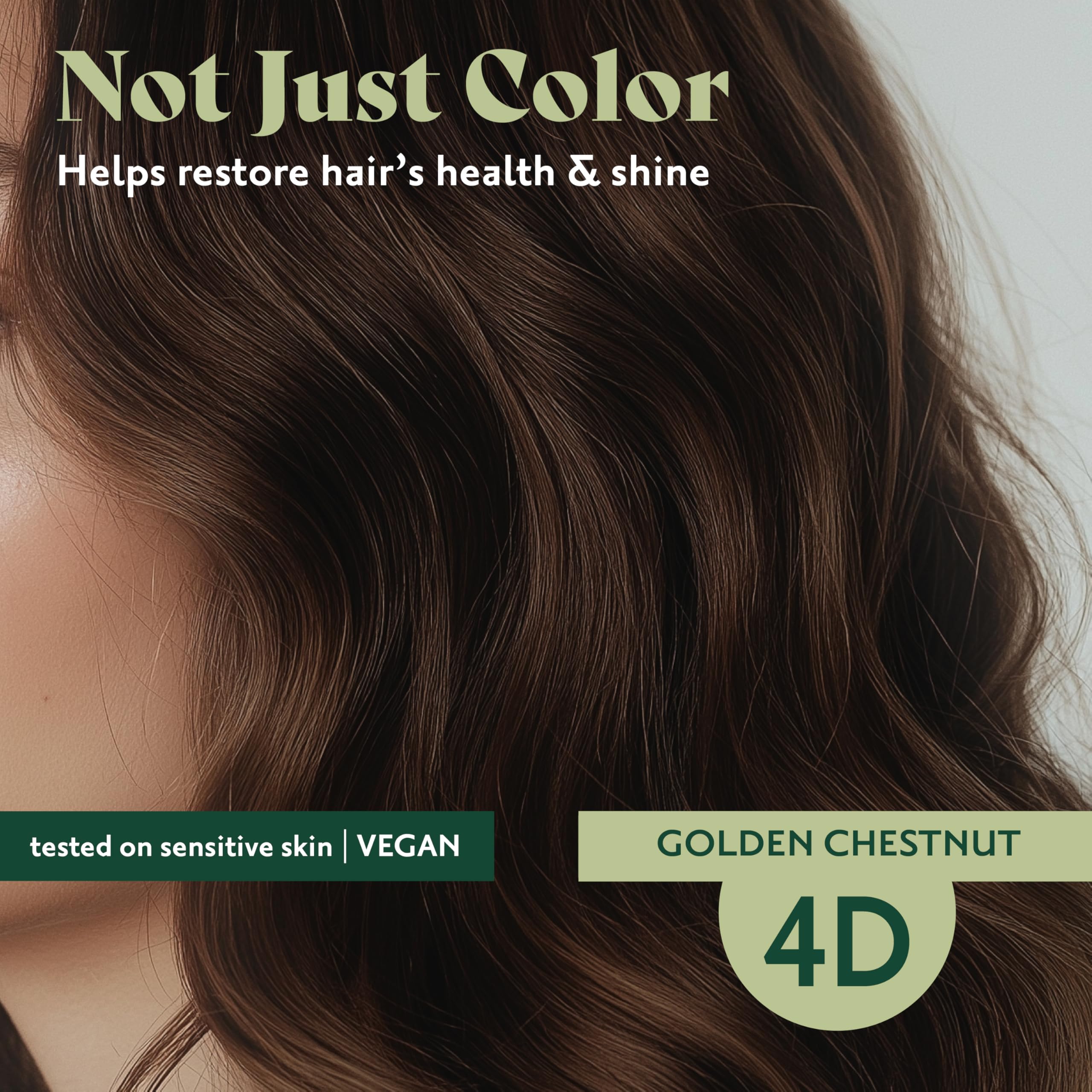Herbatint vegan, cruelty-free formula in recycled packaging.