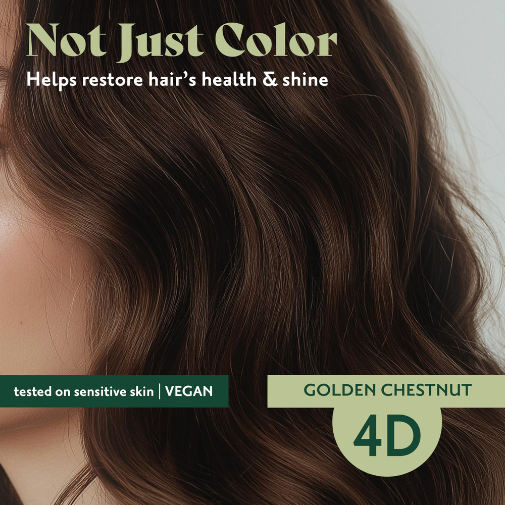 Herbatint vegan, cruelty-free formula in recycled packaging.