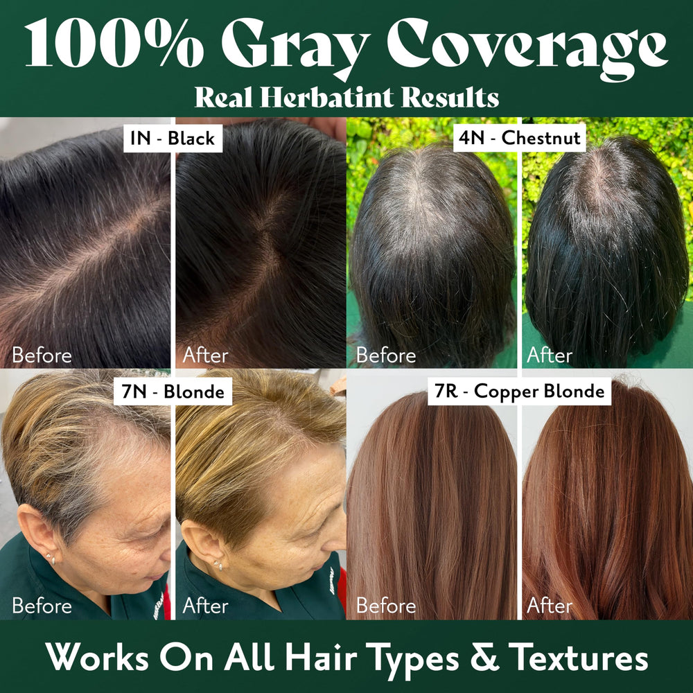 Herbatint ammonia-free formula label highlights gentle coloring