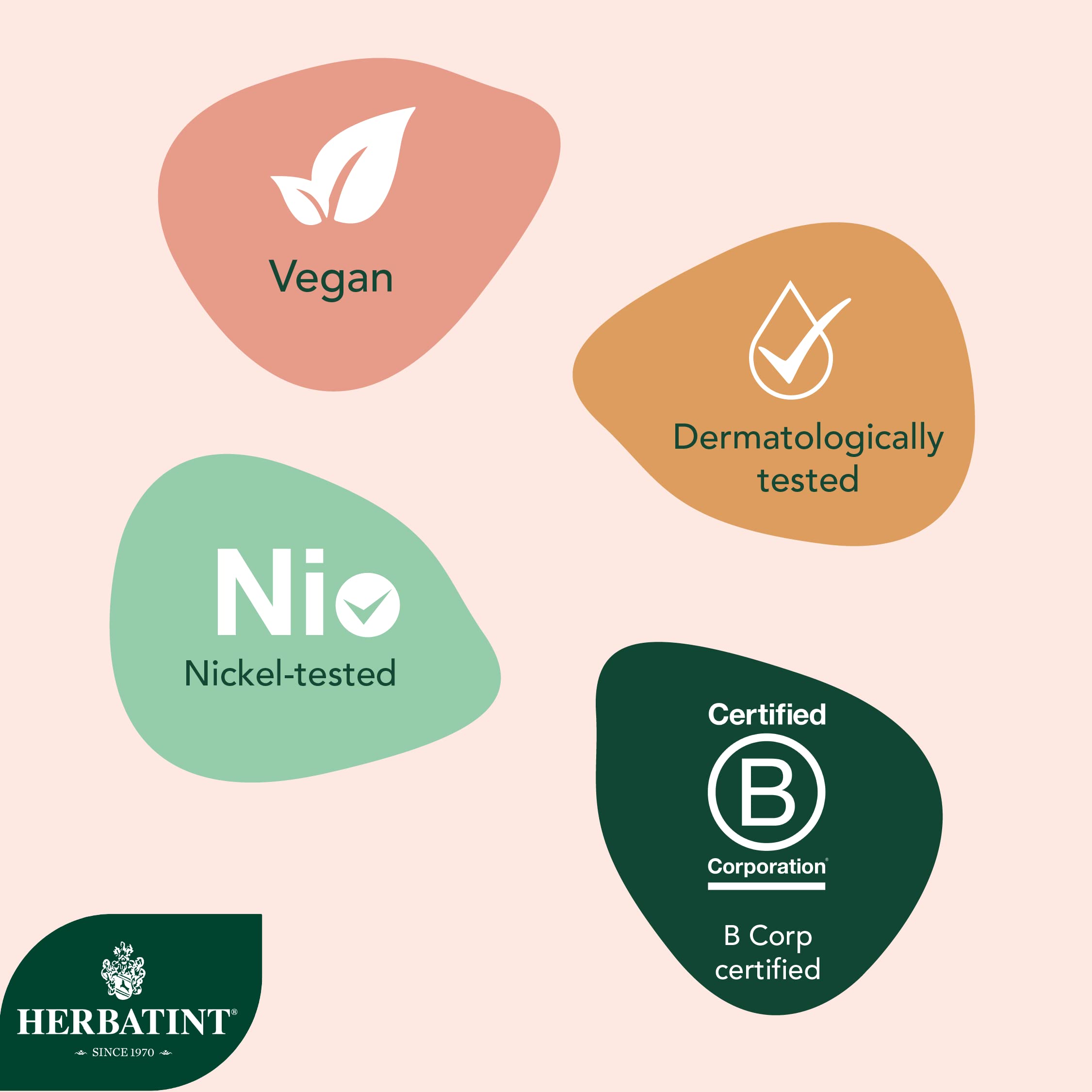 Herbatint no-rinse fast-drying formula in action on hair roots