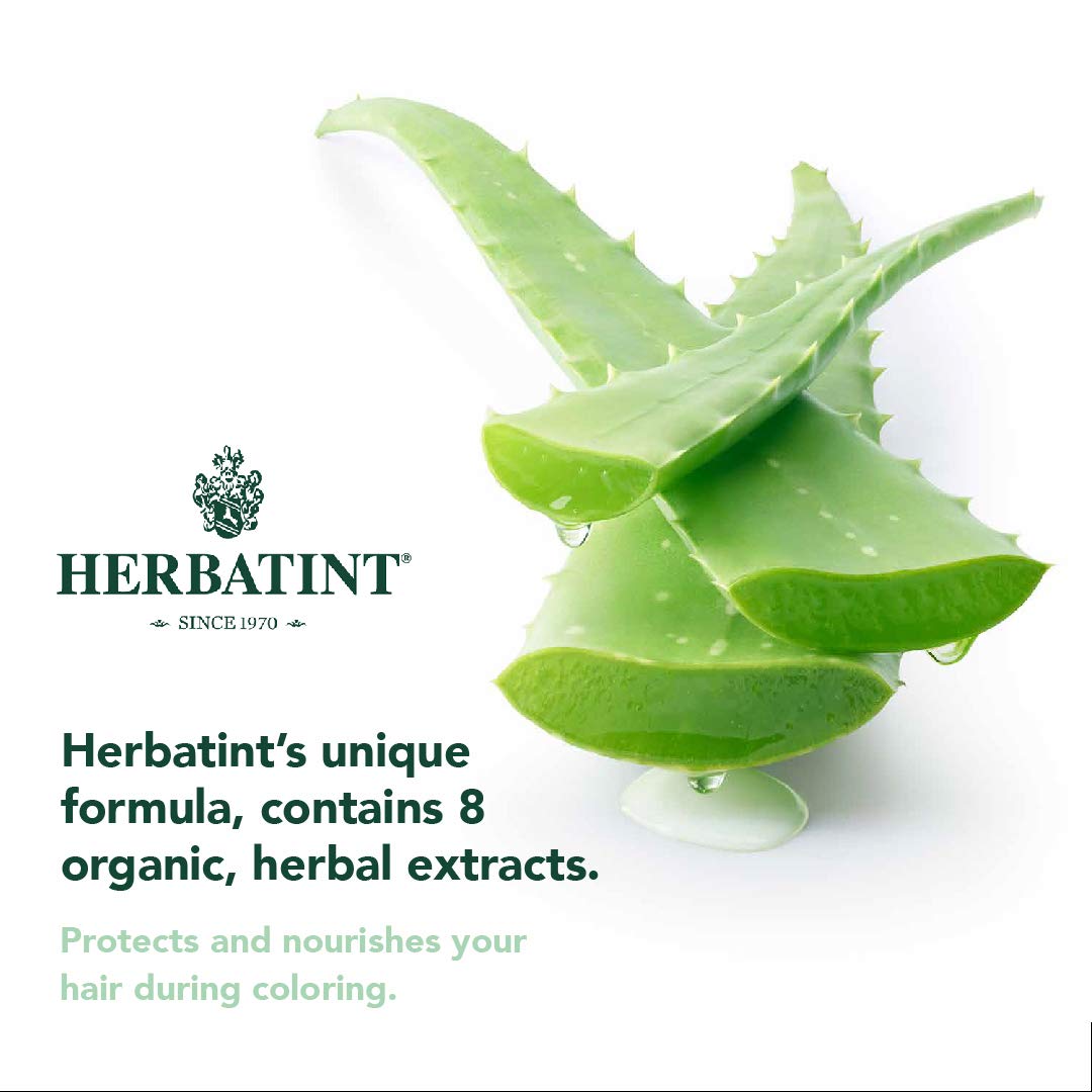 Herbatint gloves and tube ready for convenient home coloring.
