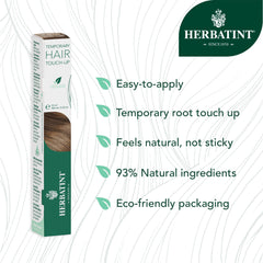 Herbatint root concealer no-rinse formula for fast, mess-free touch-ups.