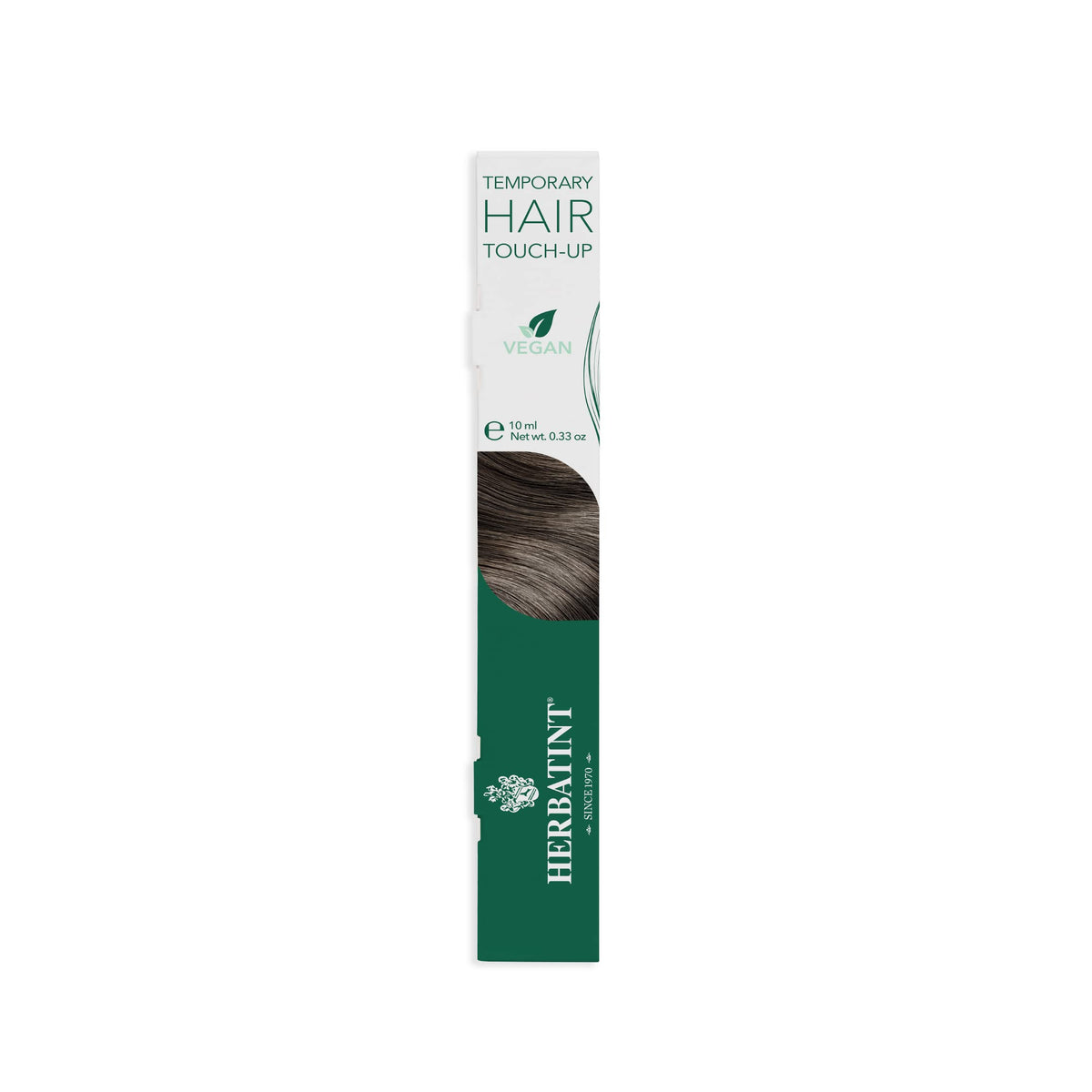Herbatint touch-up precision brush applying root concealer for natural look