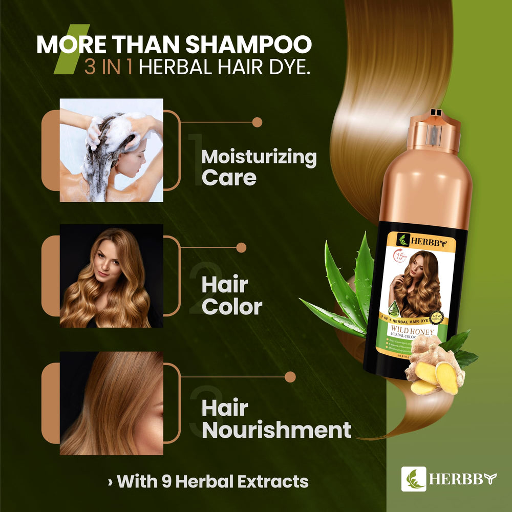 HERBBY 500ml bottle image underscores long lasting color for multiple applications
