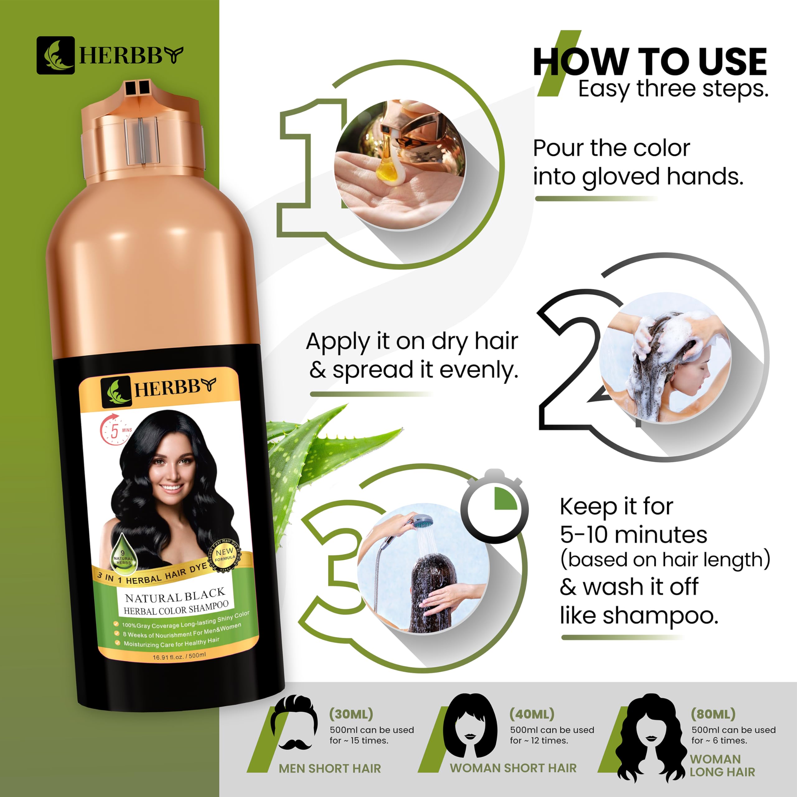 HERBBY Easy at-home use for convenient color at home