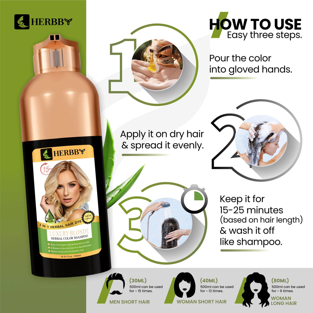 Packaging highlights low-ammonia formula for comfortable color transformation