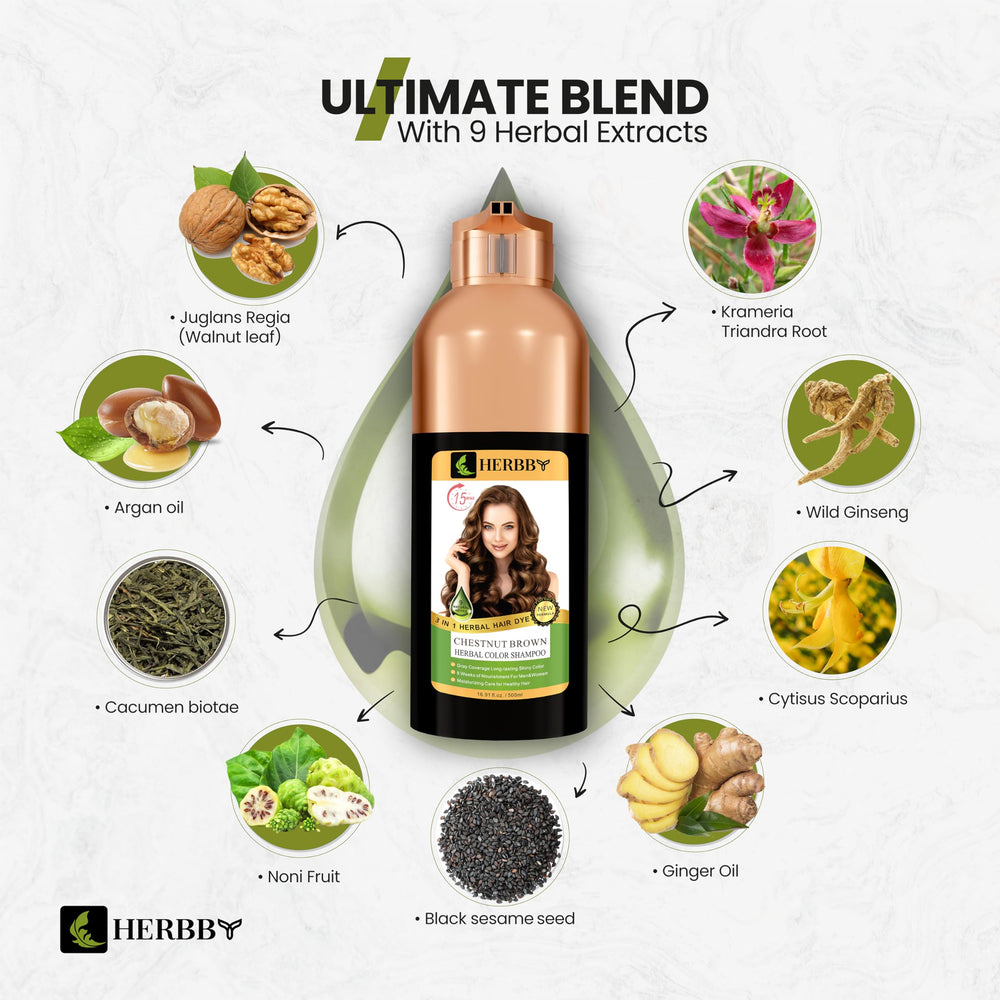 HERBBY long-lasting color preview shows vibrant result lasting 6–8 weeks.