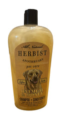 HERBIST exfoliating body wash coconut-vanilla bottle hydrates and gently cleanses skin.