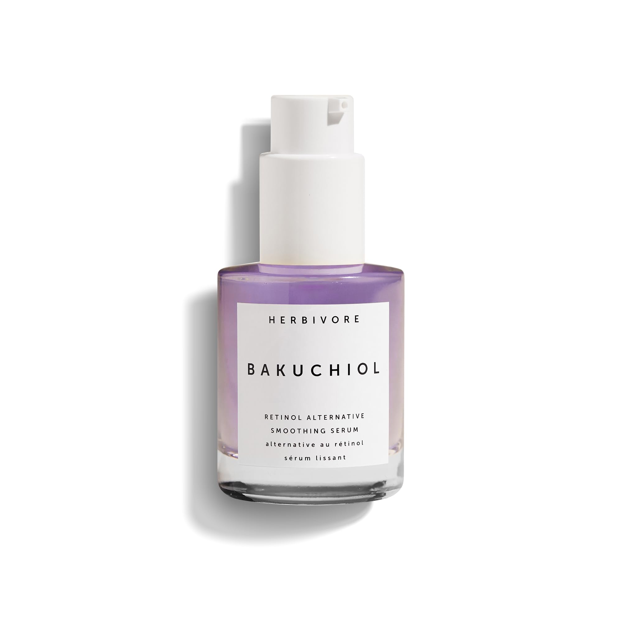 HERBIVORE Bakuchiol serum bottle ideal for daily routine and smooth skin