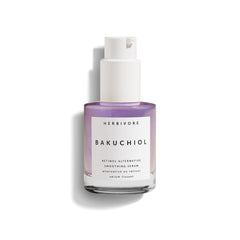 HERBIVORE Bakuchiol serum bottle ideal for daily routine and smooth skin