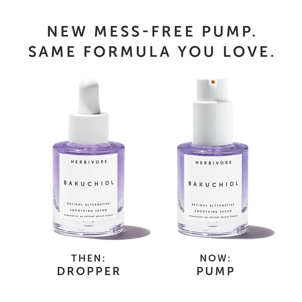 HERBIVORE Bakuchiol serum packaging eco-friendly materials