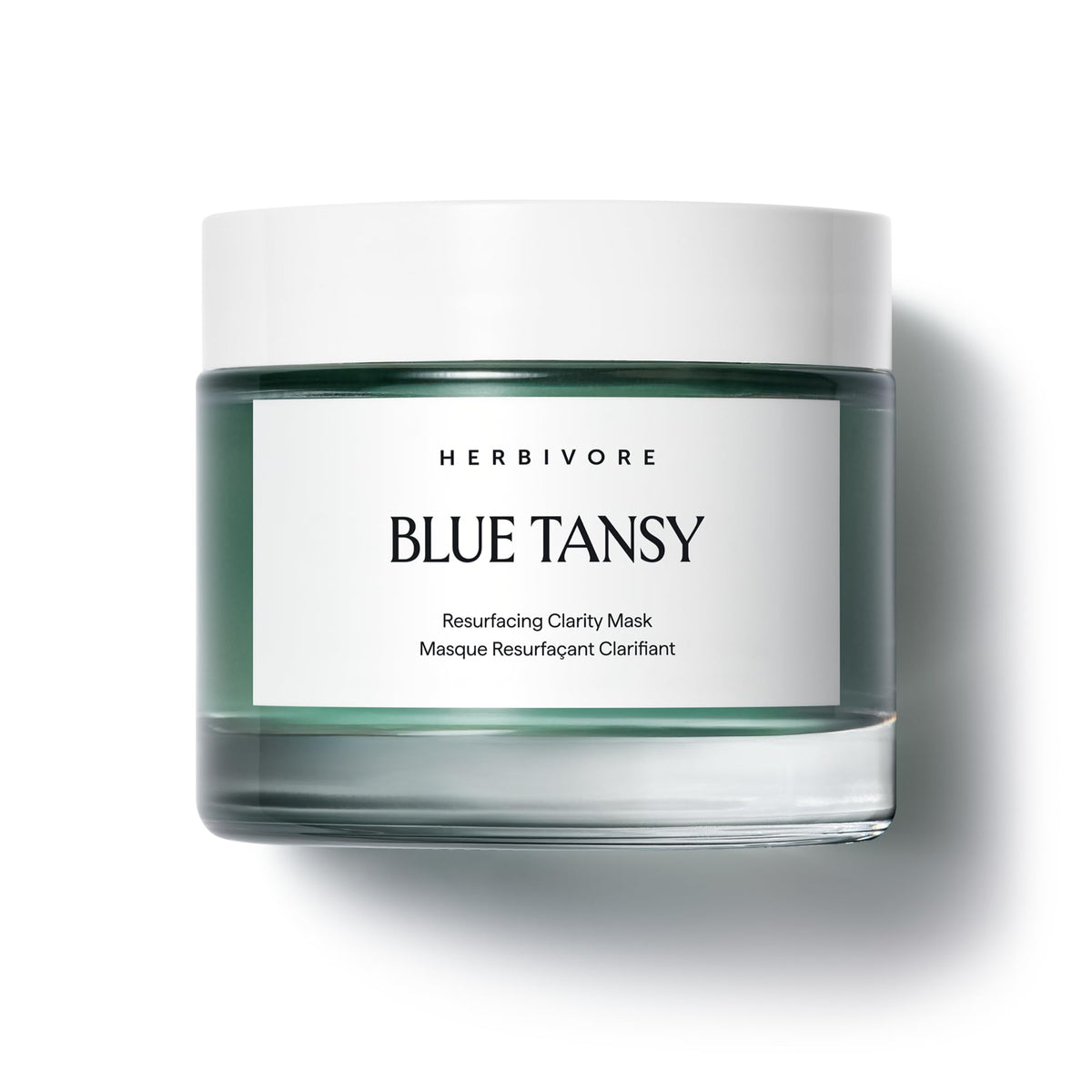 HERBIVORE Blue Tansy Resurfacing Mask jar for clearer skin