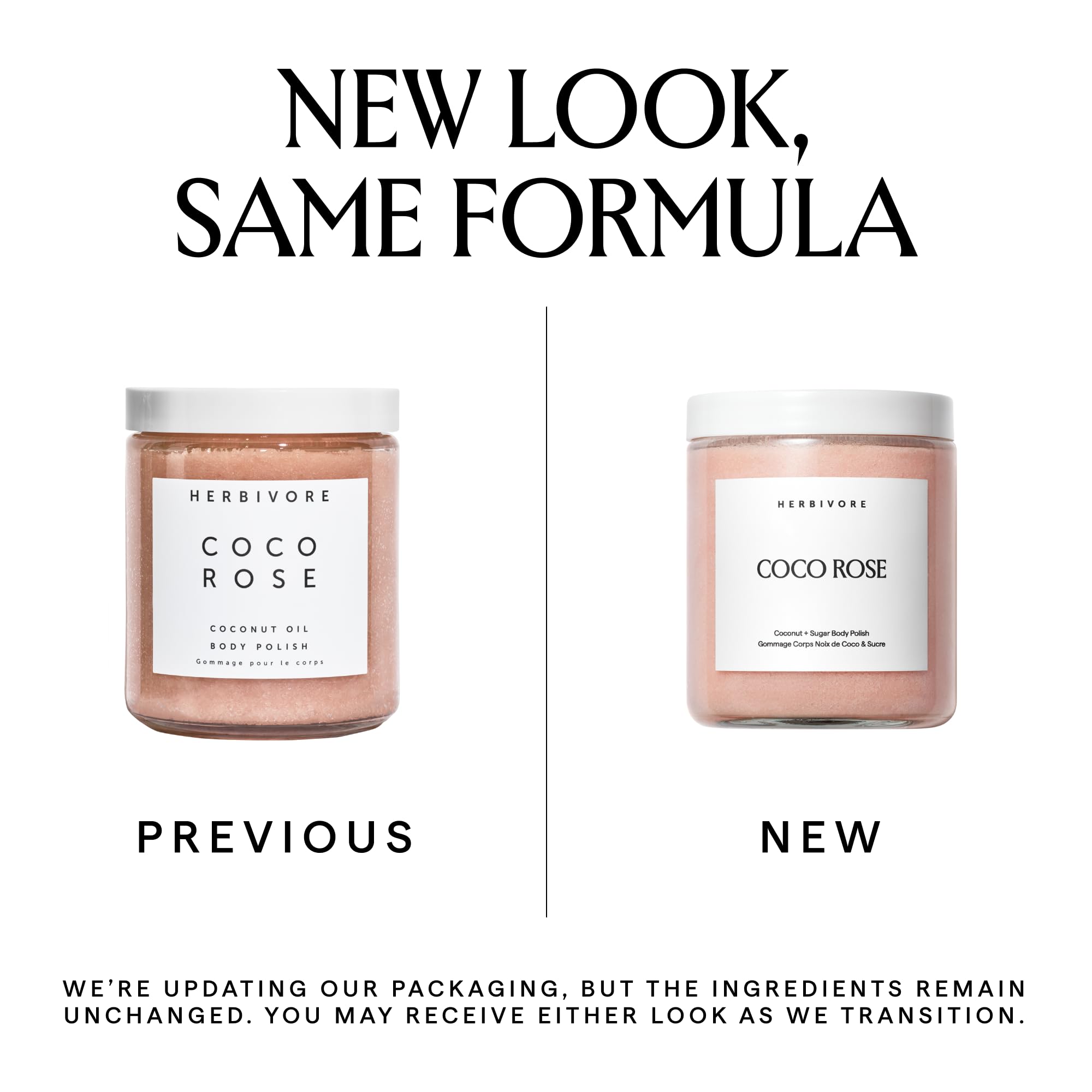 HERBIVORE Coco Rose scrub texture closeup highlights gentle exfoliation for dry skin