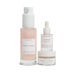 HERBIVORE Pink Cloud Moisture Cream jar locks in hydration for soft, supple skin.