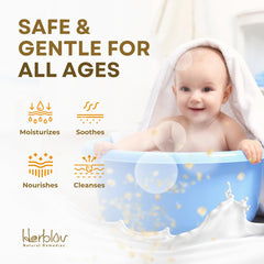 Herblov oatmeal honey goat milk soap bar texture closeup reveals creamy foam and soothing feel