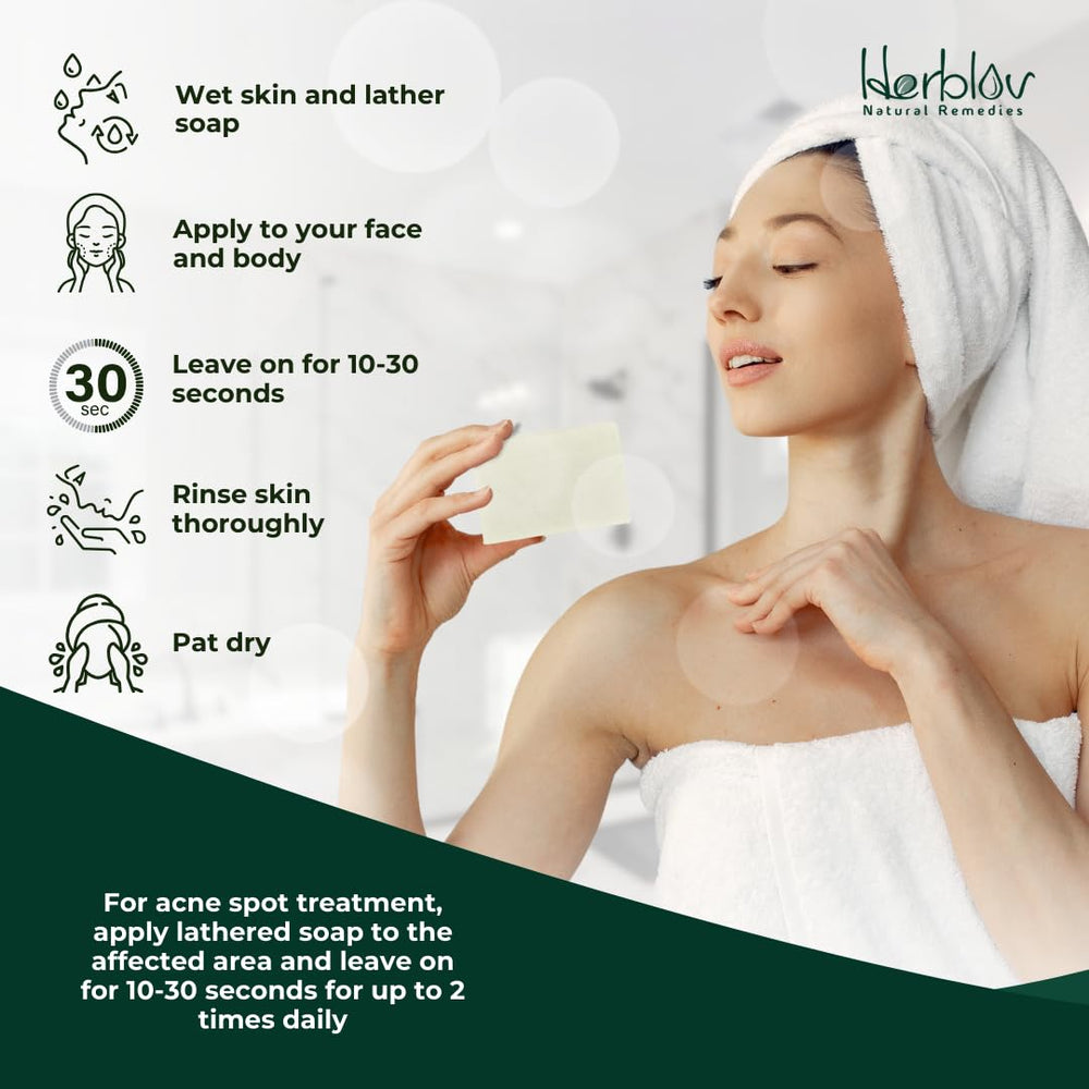 Herblov Tea Tree Soap suitable for all skin types.
