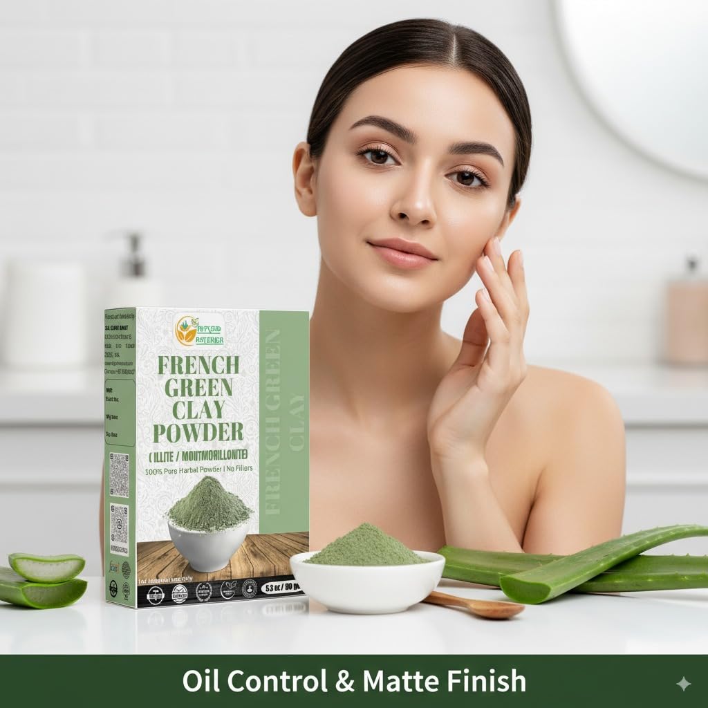 Herbs Botanica DIY skincare collection image, ideal for clay masks and body treatments.