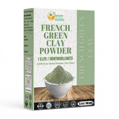 Herbs Botanica French Green Clay Powder main product, smooth base for DIY skincare.