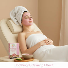 Kaolin-based pink clay blend from Herbs Botanica for versatile skincare.