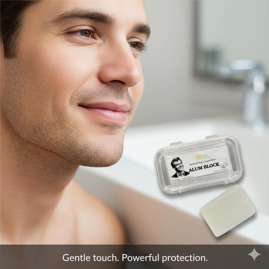 Herbs Botanica natural alum, chemical-free and skin friendly.