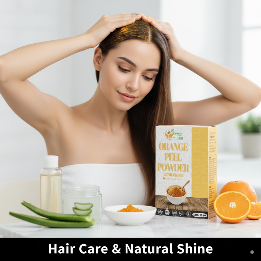 Herbs Botanica orange peel powder with honey for a pampering mask