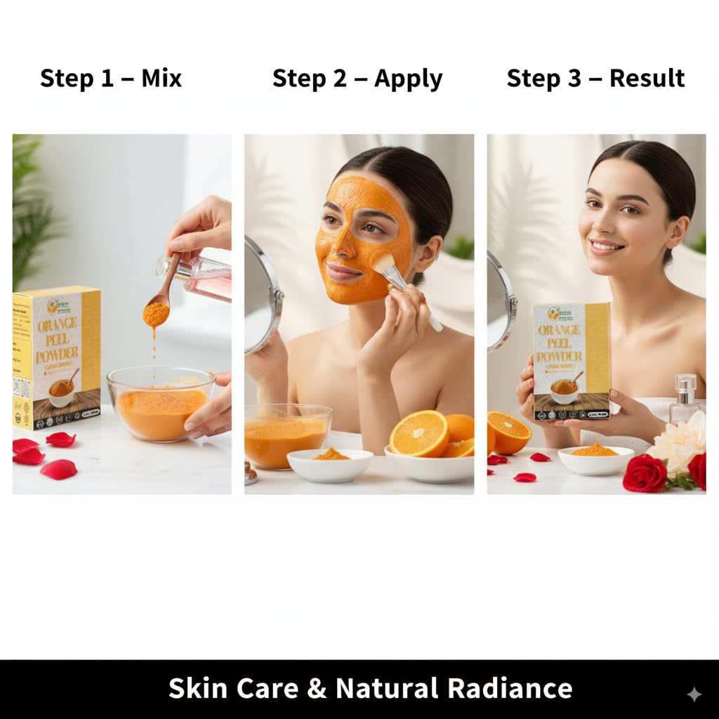 Herbs Botanica orange peel powder travel tin for on-the-go skincare