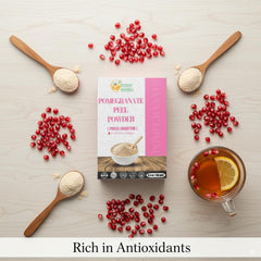 Herbs Botanica pomegranate peel powder used in a DIY facial mask