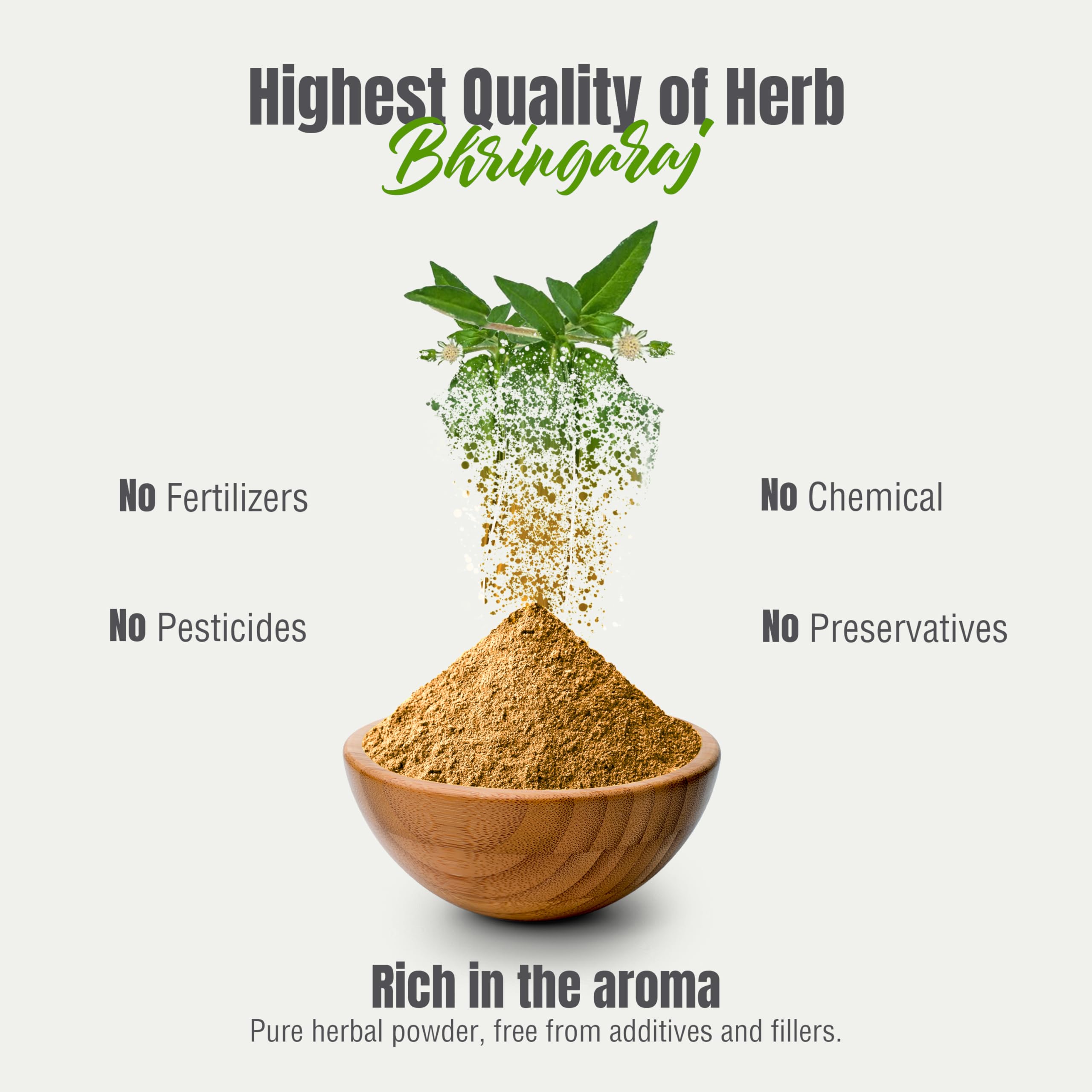 HerbsForever Bhringaraj ultra-clean processing ensures consistent quality.