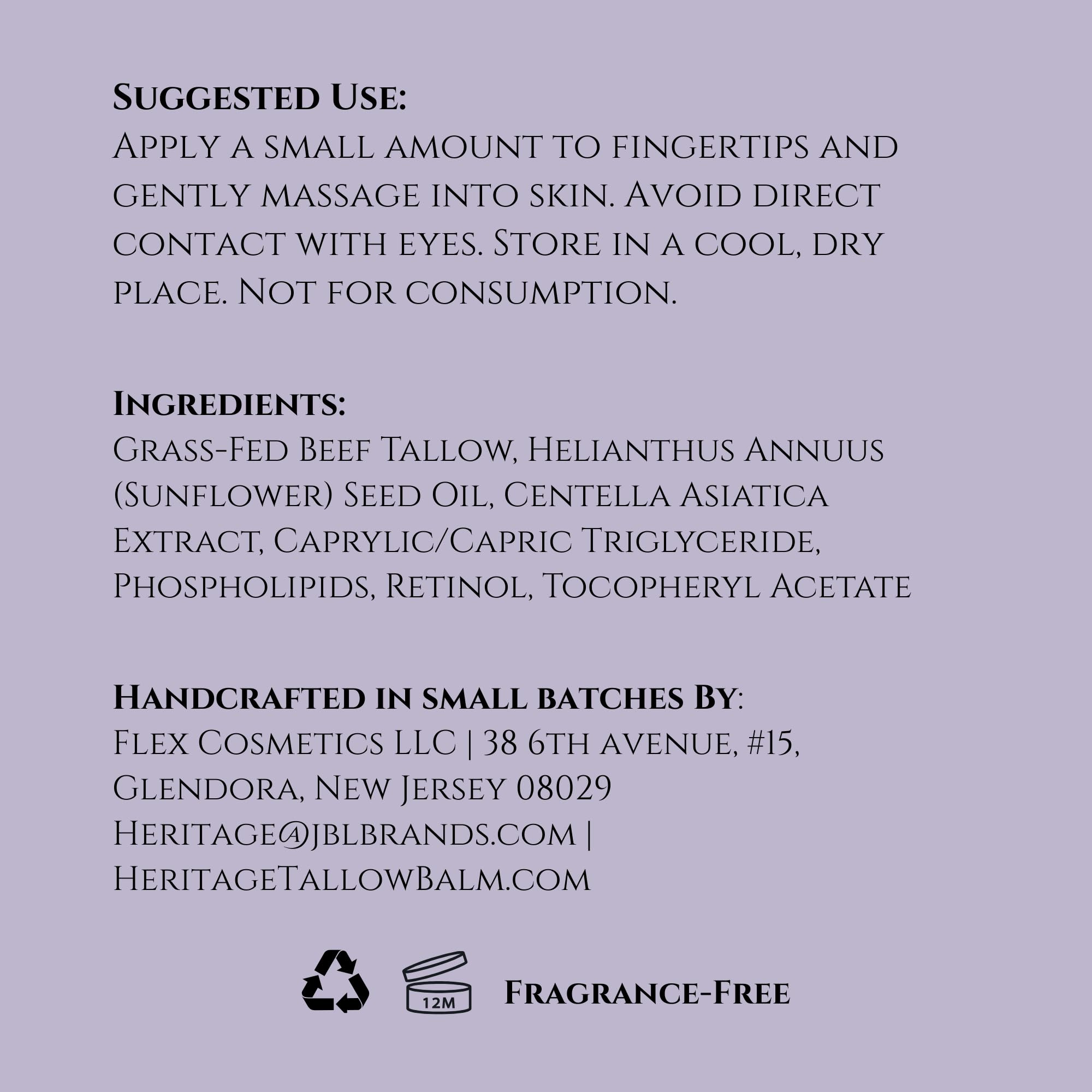 Heritage Refinery & Co. natural freshness from grass-fed origins.