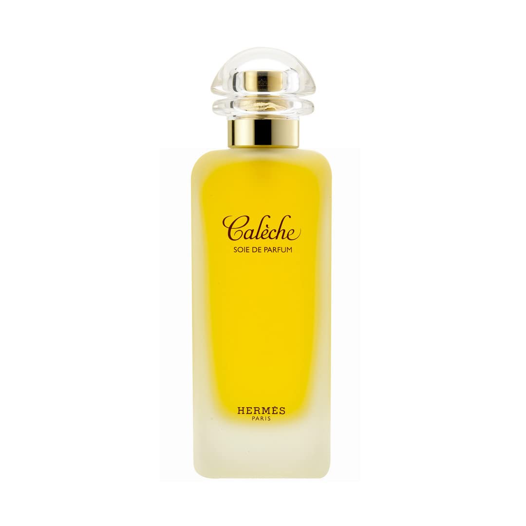 Hermès Caleche EDT bottle close-up highlights floral notes for refined evenings.