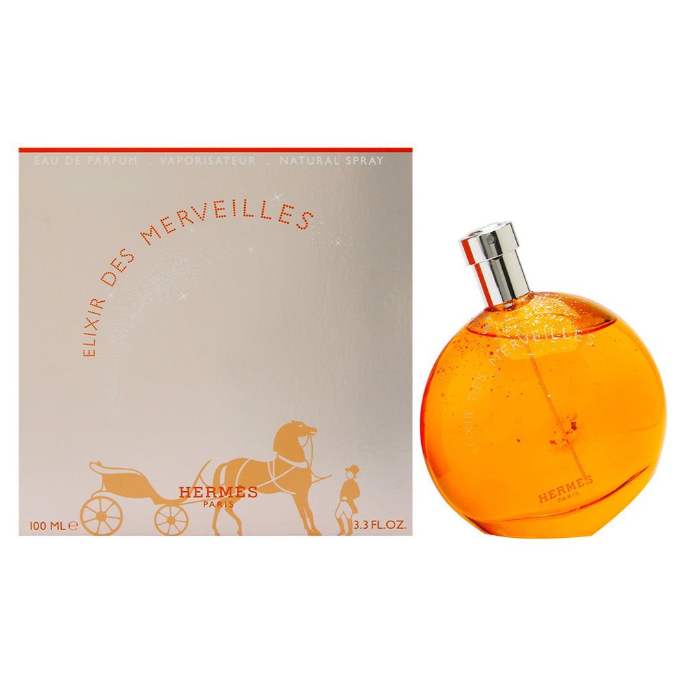 Hermes Elixir des Merveilles EDP bottle close-up for luxurious everyday wear