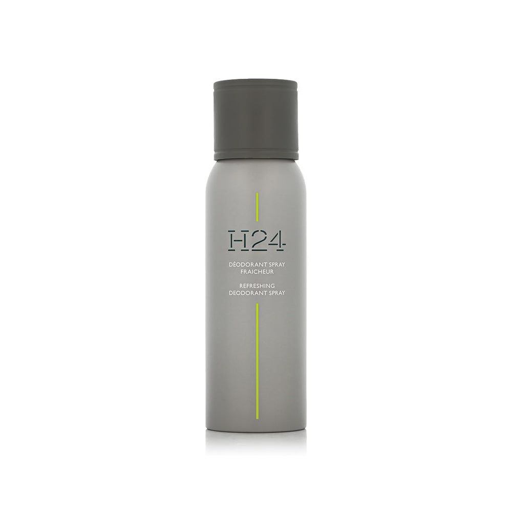 Hermès H24 spray application provides fast-drying anti-odor protection for daily wear.