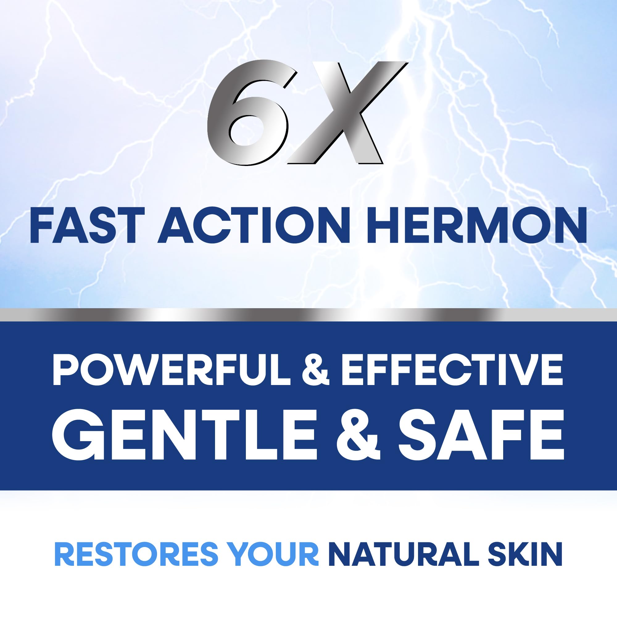 Hermon anti-itch cream application on hands demonstrating easy use.