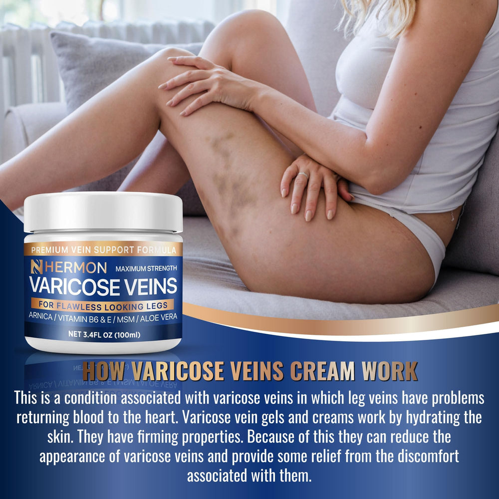 Massage relaxant avec la crème Hermon sur les mollets.