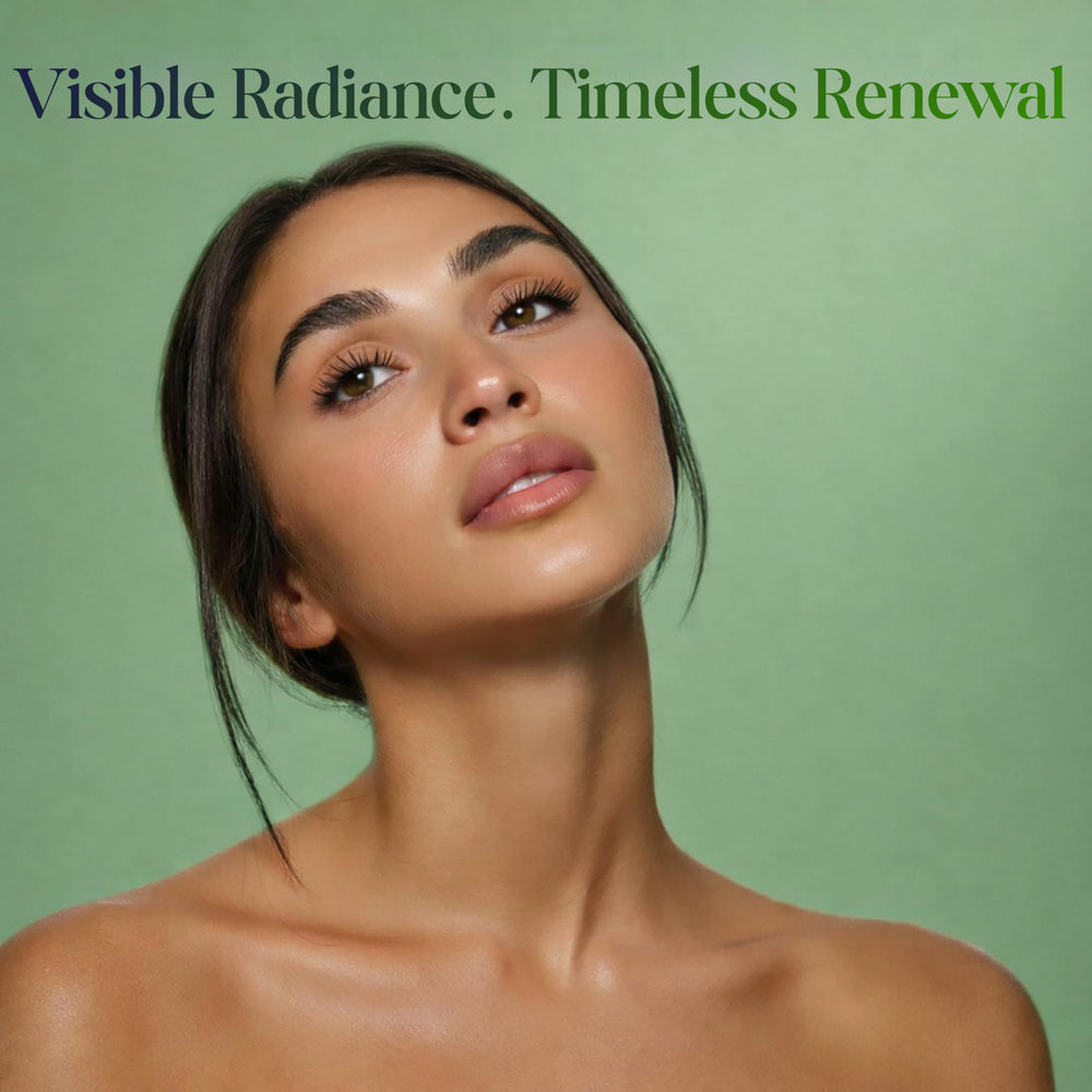 Hermony Essentials label highlighting collagen retinol hyaluronic acid benefits