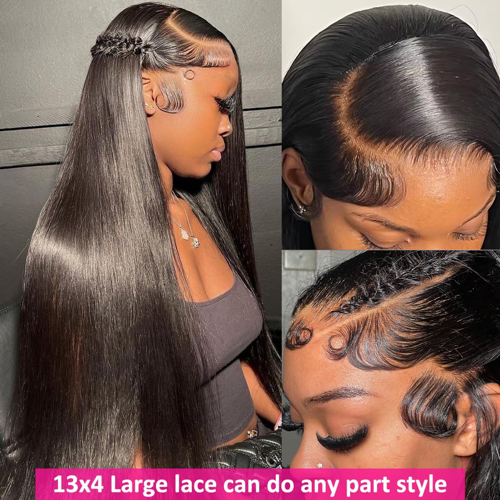 Hermosa 13x4 lace front wig offering breathable, seamless wear.